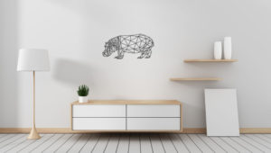 Line Art - Nijlpaard