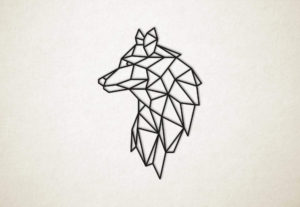 Line Art - Wolf 3