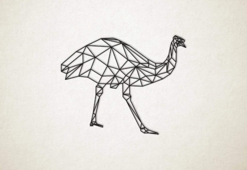 Line Art - Struisvogel 1