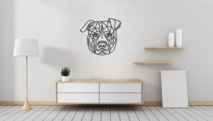 Line Art - Hond - Staffordshire Bull Terrier