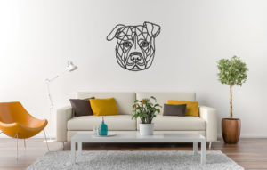 Line Art - Hond - Staffordshire Bull Terrier
