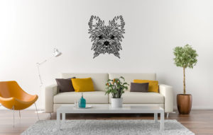 Line Art - Hond - Yorkshire Terrier