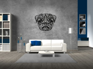 Line Art - Hond - Pug