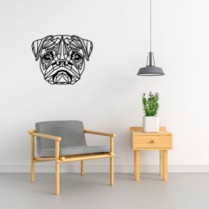 Line Art - Hond - Pug