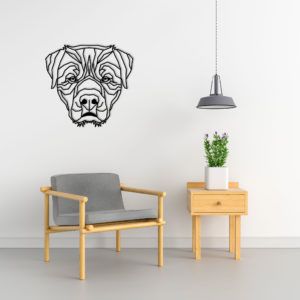 Line Art - Hond - Rottweiler 1