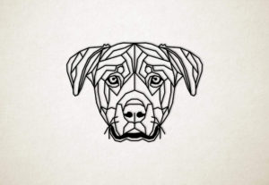 Line Art - Hond - Rottweiler 2