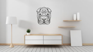 Line Art - Hond - Shar Pei