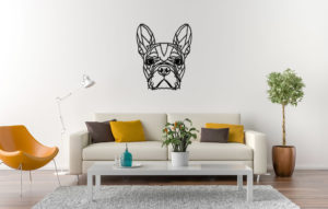 Line Art - Hond - Franse Bulldog
