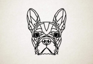 Line Art - Hond - Franse Bulldog