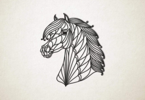 Line Art - Paard 7