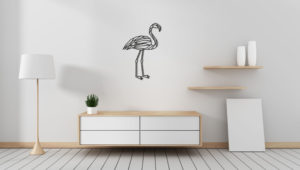 Line Art - Flamingo 4