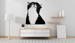 Wanddecoratie - Vrolijke kat