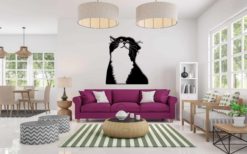 Wanddecoratie - Vrolijke kat