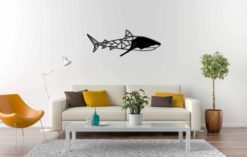 Wanddecoratie - Zwemmende haai