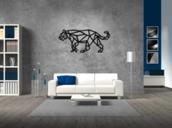 Wanddecoratie - Lopende leeuw