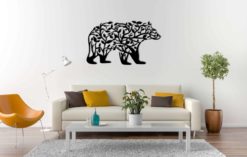 Wanddecoratie - Takken in vorm van beer