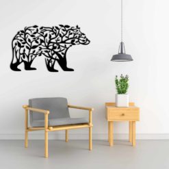 Wanddecoratie - Takken in vorm van beer