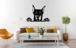 Wanddecoratie - Dobermann - hond
