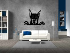 Wanddecoratie - Dobermann - hond