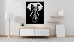 Wanddecoratie - Wandpaneel - olifant
