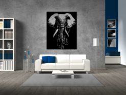 Wanddecoratie - Wandpaneel - olifant