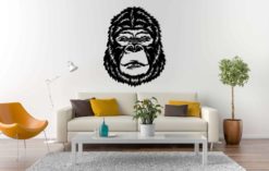 Wanddecoratie - Gorilla kop