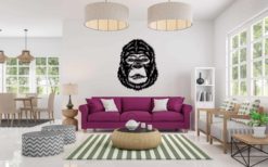 Wanddecoratie - Gorilla kop