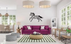 Wanddecoratie - Galopperend paard