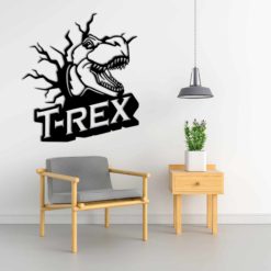 Wanddecoratie - T-Rex 3D dinosaur