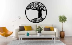 Wanddecoratie - Levensboom rond