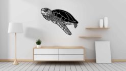 Wanddecoratie - Schildpad zwemmend
