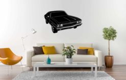Wanddecoratie - Klassieke auto V8
