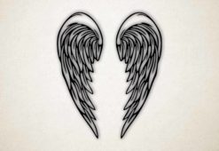 Wanddecoratie - Vleugels Engel