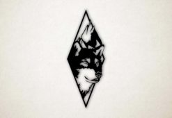 Wanddecoratie - Wolf in natuur