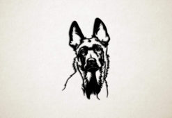 Wanddecoratie - Hond - Mechelse Herder