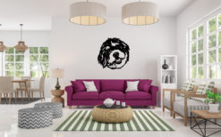 Wanddecoratie - Hond - Bernedoodle 2
