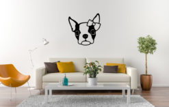 Wanddecoratie - Hond - Boston Terrier 1
