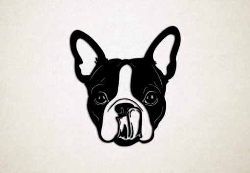 Wanddecoratie - Hond - Boston Terrier 3