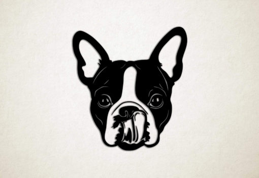 Wanddecoratie - Hond - Boston Terrier 4