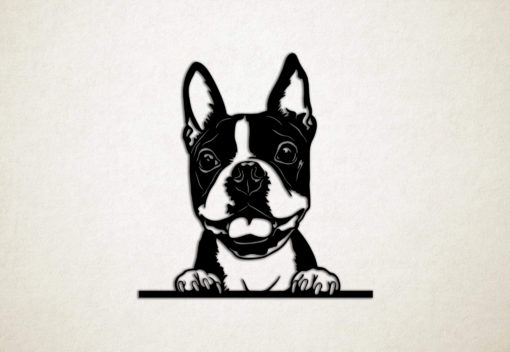 Wanddecoratie - Hond - Boston Terrier 6