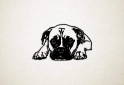 Wanddecoratie - Hond - Boxer 1