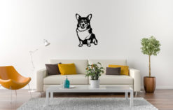Wanddecoratie - Hond - Corgi 1
