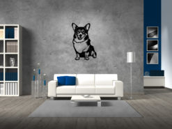 Wanddecoratie - Hond - Corgi 1