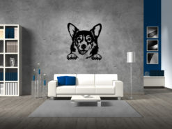 Wanddecoratie - Hond - Corgi 2