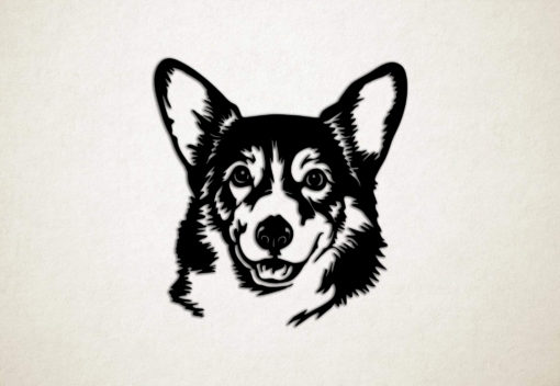 Wanddecoratie - Hond - Corgi 3