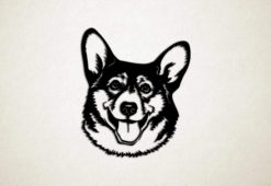 Wanddecoratie - Hond - Corgi 6