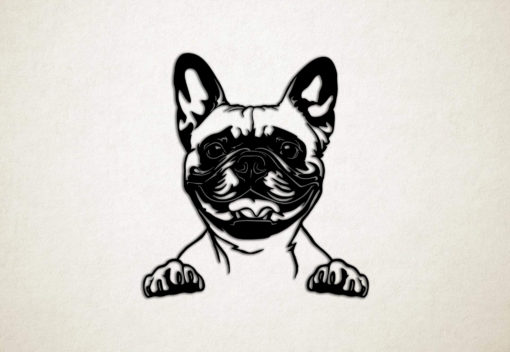 Wanddecoratie - Hond - Franse bulldog 8