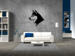 Wanddecoratie - Hond - Husky 2