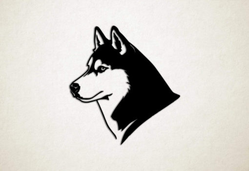 Wanddecoratie - Hond - Husky 2