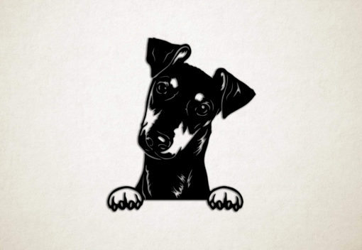 Wanddecoratie - Hond - Manchester Terrier 2